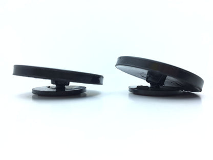 Carub Espejo Retrovisor de Ángulo Muerto Redondo Negro 2 unidades 5 cm Giratorio