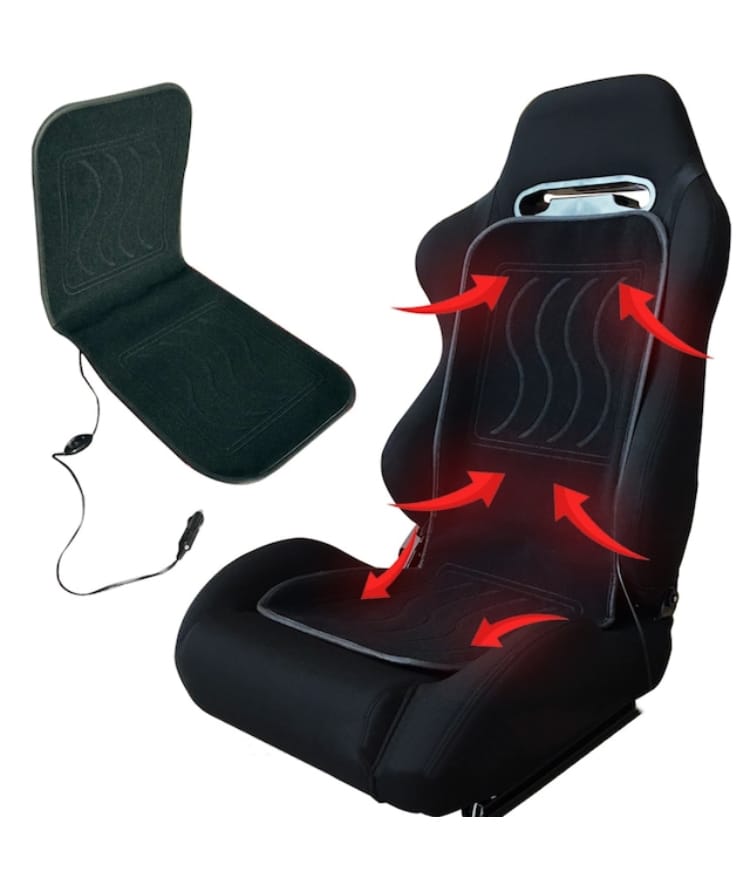 Calentador de Asiento para Coche, Cojín Térmico con Conexión para Encendedor NKT975