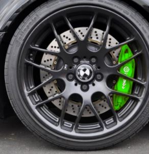 Juego de 4 cubiertas de pinza de freno Brembo universales de 17'' y más, verdes