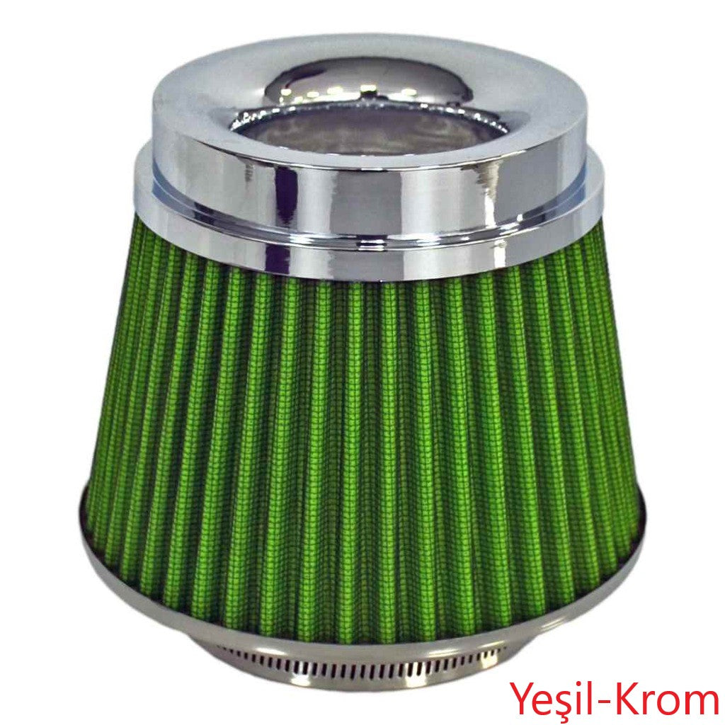 Filtro de aire de alto rendimiento Carub con accesorio verde universal (+6 CV)